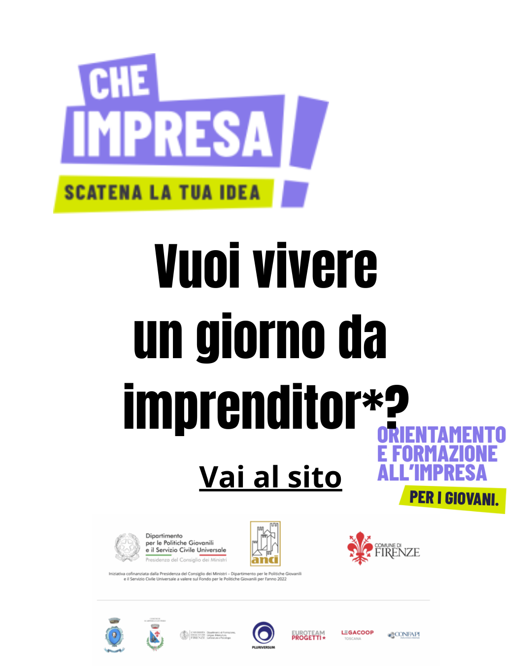 Un giorno da imprenditori - Laboratorio Gratuito progetto "Che Impresa!