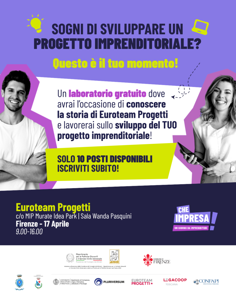 Un giorno da imprenditori - Laboratorio Gratuito progetto "Che Impresa!
