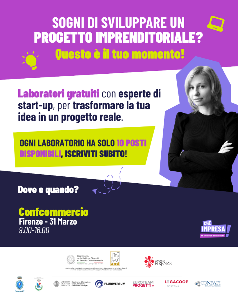 Lab -Confcommercio Un giorno da imprenditori - Laboratorio Gratuito progetto "Che Impresa!